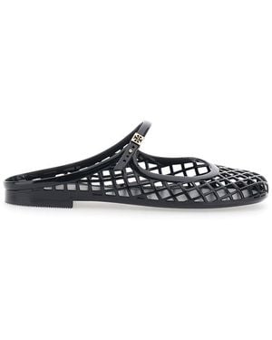 Tory Burch Mellow Mary Jane Sandal With Tpu Upper And Zinc Alloy Sole - White