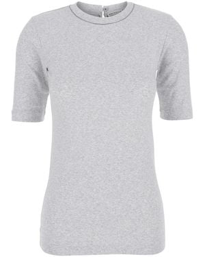 Brunello Cucinelli T-Shirt Crew Neck - Gray
