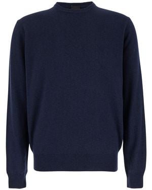 Plain Maglia Girocollo - Blu