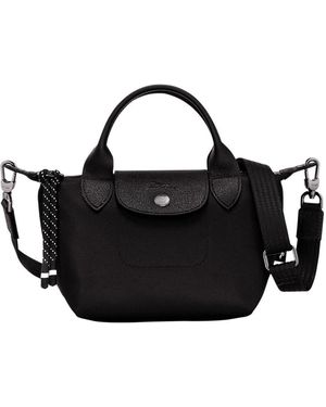 Longchamp 'Le Pliage Energy Xs' Handbag With Adjustable And Remo - Black