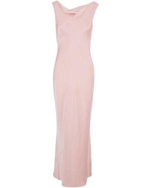 Norma Kamali Long Sleeveless Dress Tech Fabric - Pink