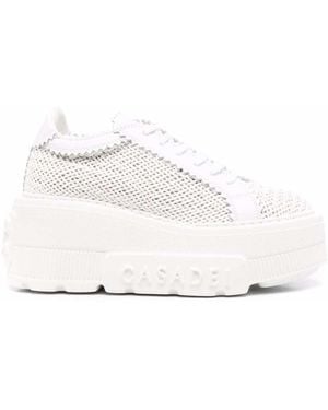 Casadei Hanoi Platform Sneakers - White