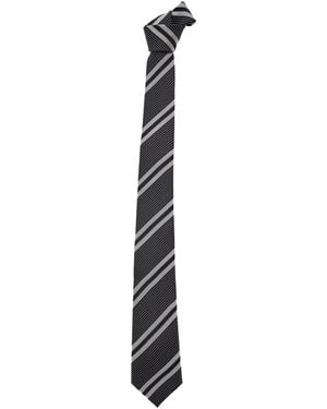 Saint Laurent Silk Strips - White