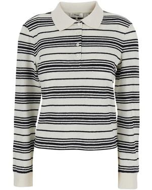 FRAME Long Sleeve Polo - Multicolour