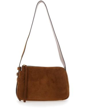 Tory Burch Romy Small Shoulder Bag - Brown