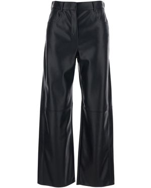 Max Mara 'S Maxmara Pants With Belt Loops And Back Patch Pockets - Blue