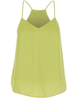 Twinset Top With V-Neck - Green