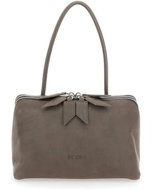 The Attico 'L'Altra Di Milano' Handbag With Compartment Design A - Brown