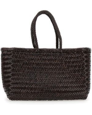 Dragon Diffusion Borsa Shopper 'Bamboo Triple Jump' - Nero