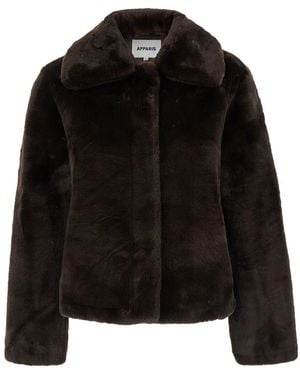 Apparis 'Elis' Jacket With Collar - Black