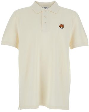 Maison Kitsuné Polo Shirt Cotton - White