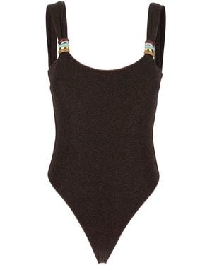 Oséree One-Piece Swimsuit Lumiere - Brown