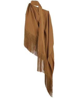 Taller Marmo 'Atlas' Top With Fringed Design - Natural