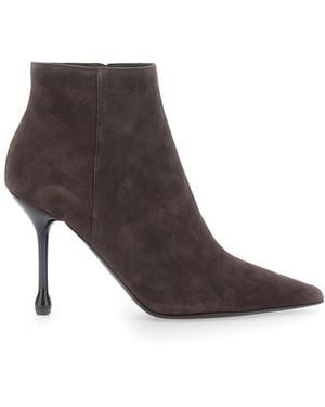 Le Plain 90 Bootie Ankle Boots - Brown