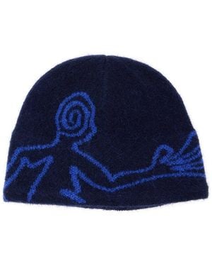 Hiking Patrol Hat With Logo And Patch - Blue