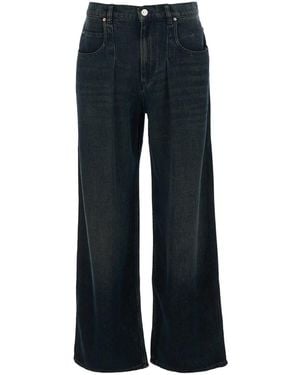 Isabel Marant 'Rodayna' Jeans With Logo Patch On The Rear - Blue