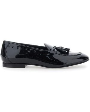 Emporio Armani Mocassini Con Dettaglio Con Nappina - Nero