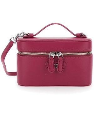 Marc Jacobs Shoulder Bag The Vanity Bag Leather - Purple