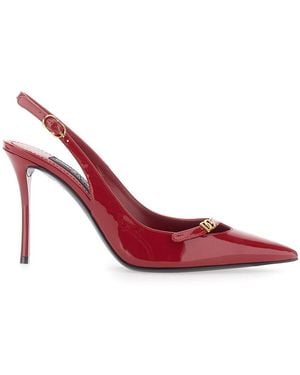 Dolce & Gabbana 90 Heel Slingback - Red