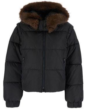 Pinko Godetia Imbottito Diagonale Mat - Black