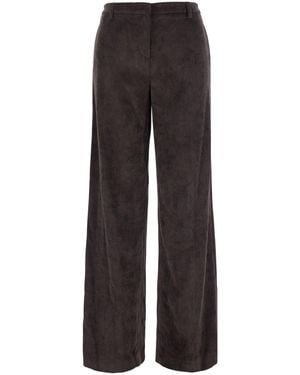 Le Plain Trousers With Wide Leg - Black