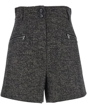 Max Mara Textured Shorts - Grey