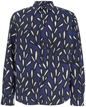 Jacquemus La Chemise Jean' Shirt With Spread Collar - Blue