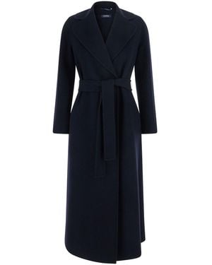Max Mara Virgin Wool Coat - Blue