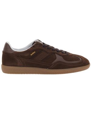 Alohas 'Tb.490' Trainer Low Top With Engraved Logo Detail On The - Brown