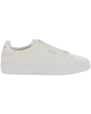 Axel Arigato Dice Laceless Sneaker With Rubber Sole And Details - White