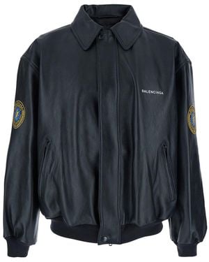 Balenciaga Taxi Blouson - Blue
