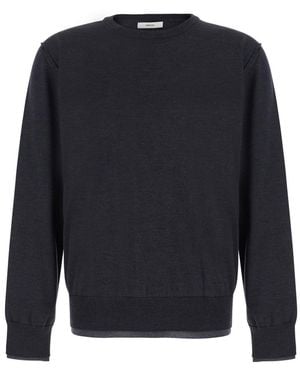 Grifoni Crew Neck Jumper - Blue