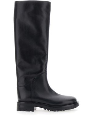 Strategia Marengo Boots With Leather And Colour For - Blue