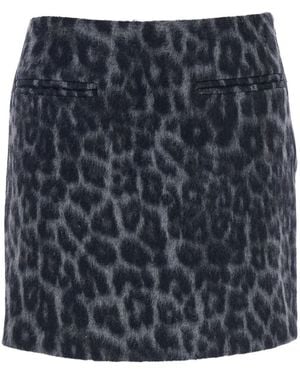 FEDERICA TOSI Skirt With All-Over Spotted Motif - Blue