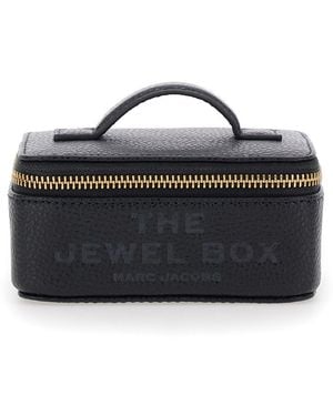 Marc Jacobs 'The Jewel Box' Handbag With Logo Lettering Embossed - Blue