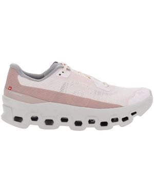 On Shoes Cloudmster Void Trainers With Cushied Sole And Tech Fabric Uppe - White