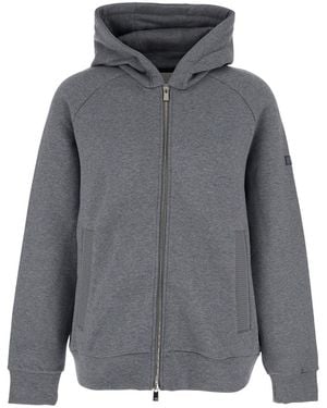 Tatras 'Baccaro' Sweatshirt With Hood And Logo Patch On The Sleev - Grey
