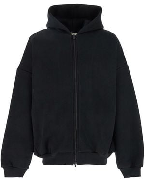 Fear Of God Felpa Con Chiusura Con Zip E Scritta Eternal Sul Retro In - Blu