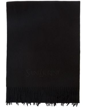 Saint Laurent Stole Echarpe Saint - Black