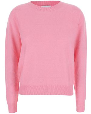SOLOCASCMIR High Neck Long Sleeve Top - Pink