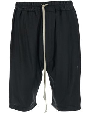 Rick Owens Shorts Wide Pusher - Black
