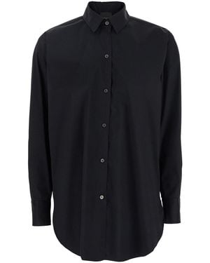 Le Plain Shirt With Classic Collar - Blue