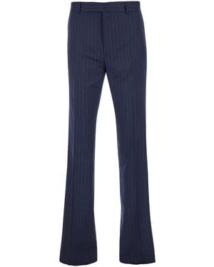 Givenchy Flared Trousers With High Waist - Blue