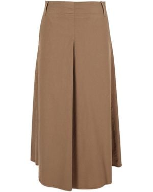 ..,merci Skirt With Zip Closure - Brown
