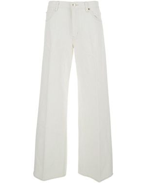 FRAME 'The Stroll' Jeans With Five-Pocket Design - White