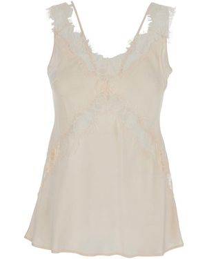 Pinko Top V-Neck - White