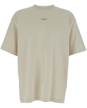 Drole de Monsieur 'Slogan Classique' Classic T-Shirt With Logo P - White