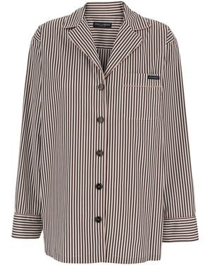 Dolce & Gabbana Dolce & Gabbana Striped Shirt - Brown