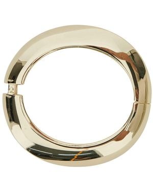 Semicouture Bracciale Chunky Con Chiusura A Gancio - Metallizzato