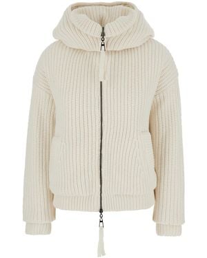 P.A.R.O.S.H. Knit Puffer Reversible - White